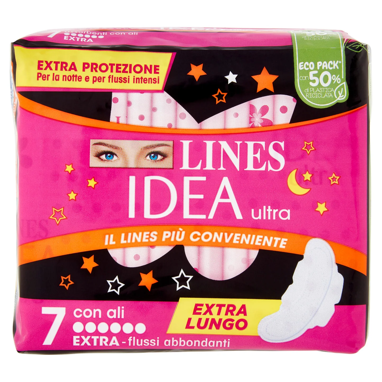 Lines idea ultra flussi abbondanti pz.7
