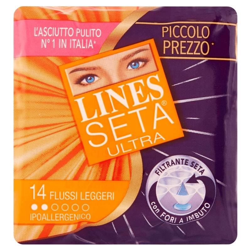 LINES SETA ULTRA FLUSSI LEGGERI PZ.14 LINES SETA ULTRA FLUSSI LEGGERI PZ.14