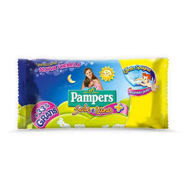 PAMPERS SOLELUNA SALVIETTE PZ.40 PAMPERS SOLELUNA SALVIETTE PZ.40