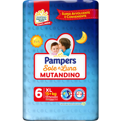 PAMPERS SOLELUNA MUTANDINA TG.XL PZ.13 PAMPERS SOLELUNA MUTANDINA TG.XL PZ.13