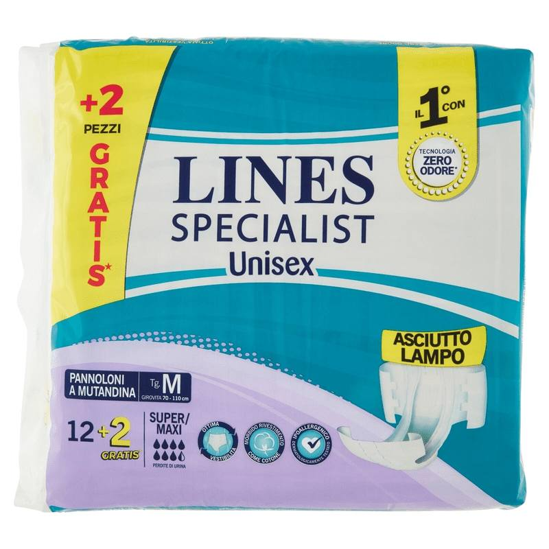 LINES SPECIALIST MUTANDINA MEDIA PZ.12 LINES SPECIALIST MUTANDINA MEDIA PZ.12
