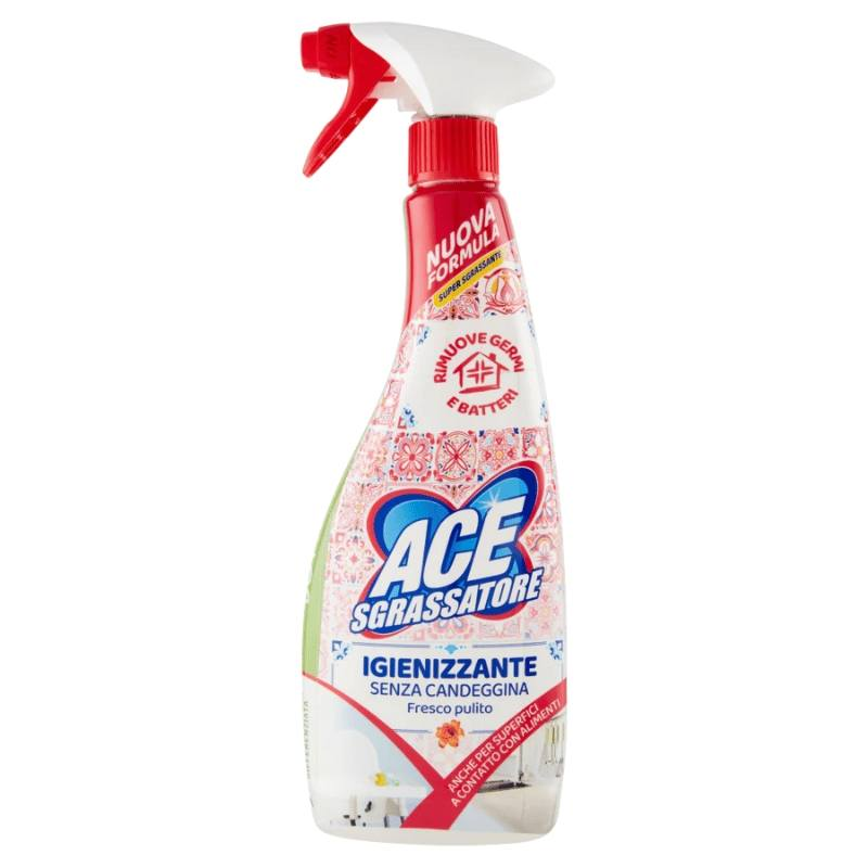 ACE SGRASSATORE IGIENIZZANTE SPRAY ML.500 ACE SGRASSATORE IGIENIZZANTE SPRAY ML.500