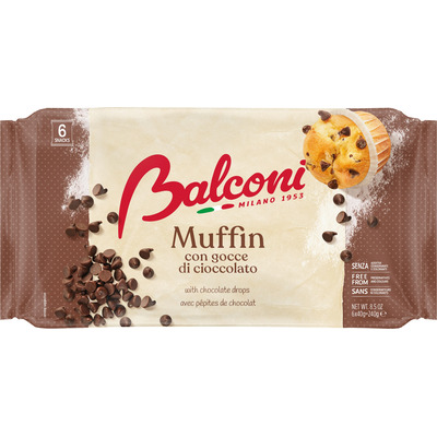 Balconi muffin gocce cioccolato gr.240