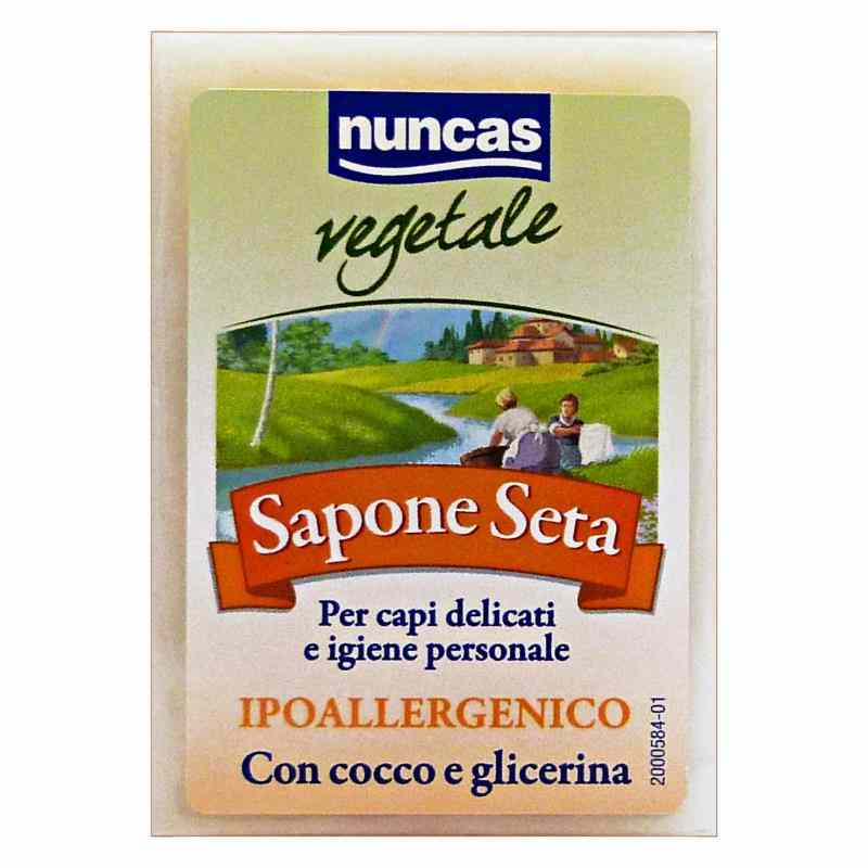 NUNCAS SAPONE VEGETALE SETA GR.150 NUNCAS SAPONE VEGETALE SETA GR.150