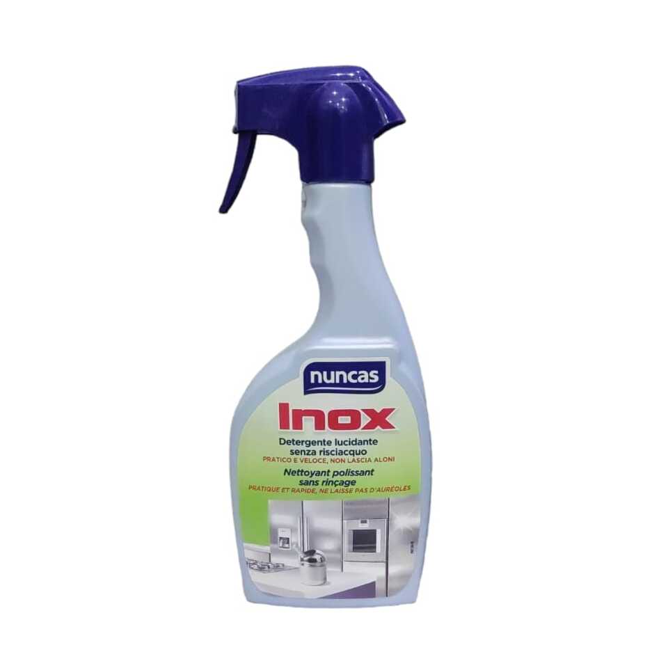 NUNCAS INOX DETERGENTE SENZA RISCIAQUO ML.500 NUNCAS INOX DETERGENTE SENZA RISCIAQUO ML.500
