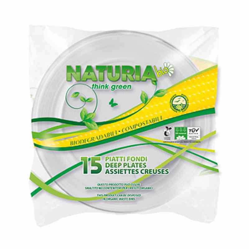 NATURIA PIATTO FONDO BIO PZ.15