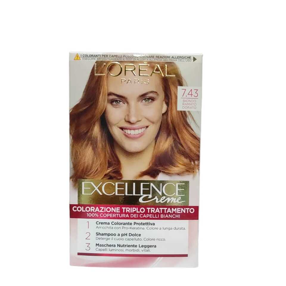 EXCELLENCE BIONDO RAME DORATO 7.43 EXCELLENCE BIONDO RAME DORATO 7.43