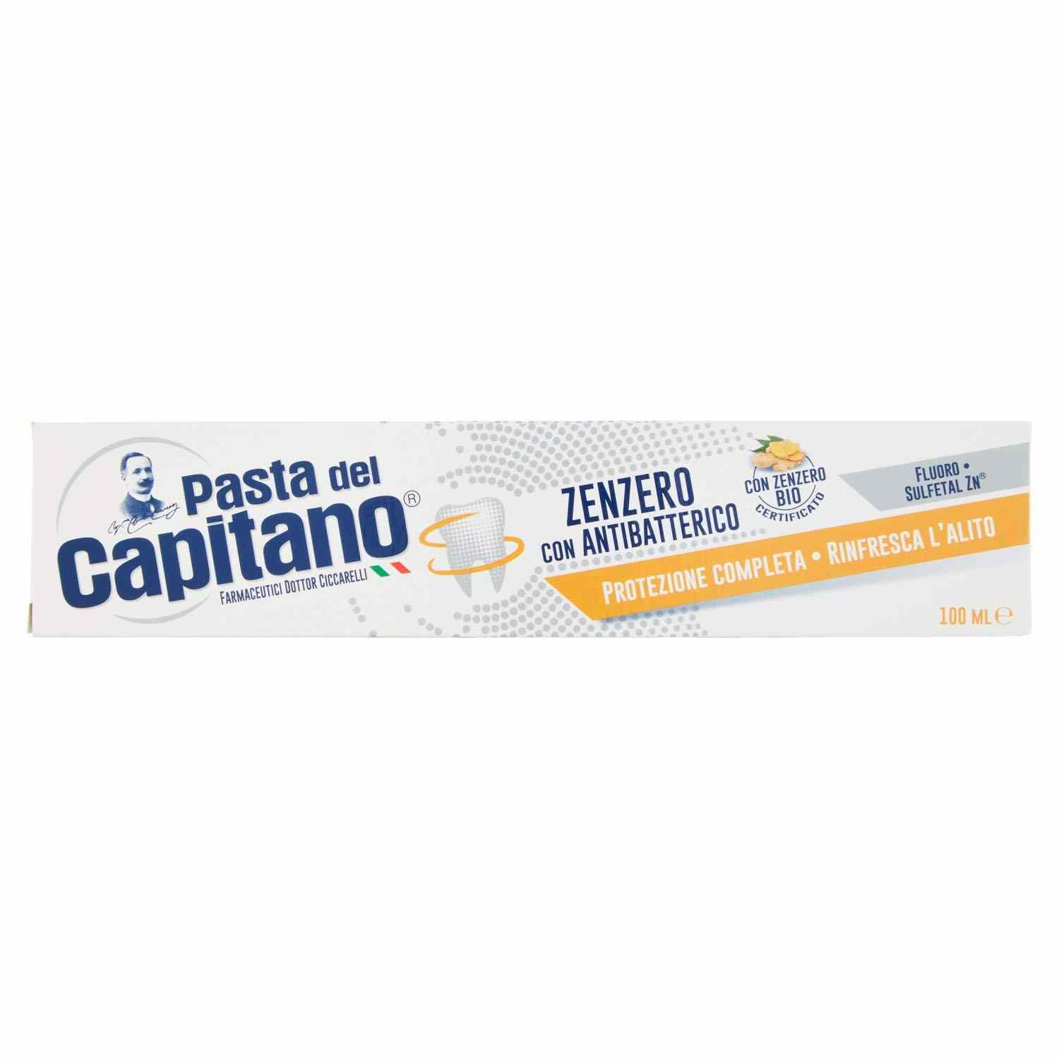 PASTA DEL CAPITANO DENTIFRICIO ZENZERO ML.100 PASTA DEL CAPITANO DENTIFRICIO ZENZERO ML.100