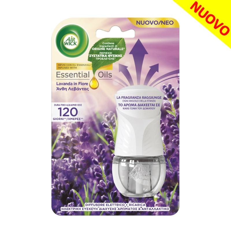 AIR WICK ELETTRICO COMPLETO LAVANDA ML.19 AIR WICK ELETTRICO COMPLETO LAVANDA ML.19