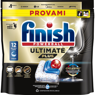 Finish tabs fresh ultimate plus pz.12