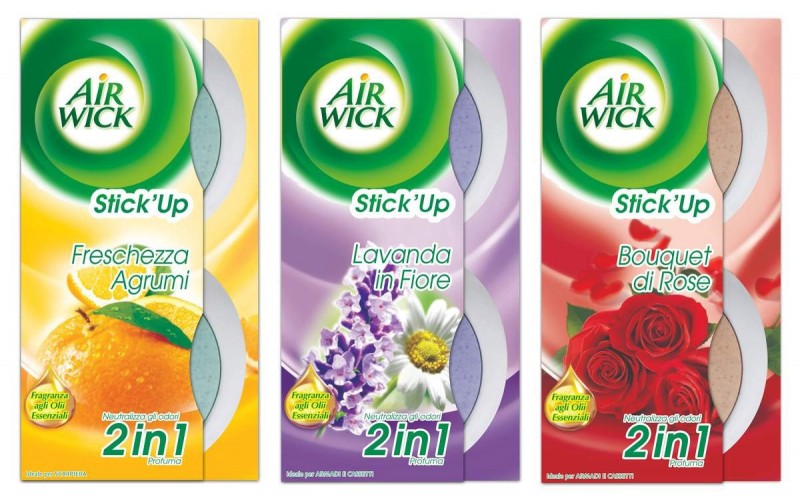 AIR WICK STICK`UP PZ.2 ASSORT.