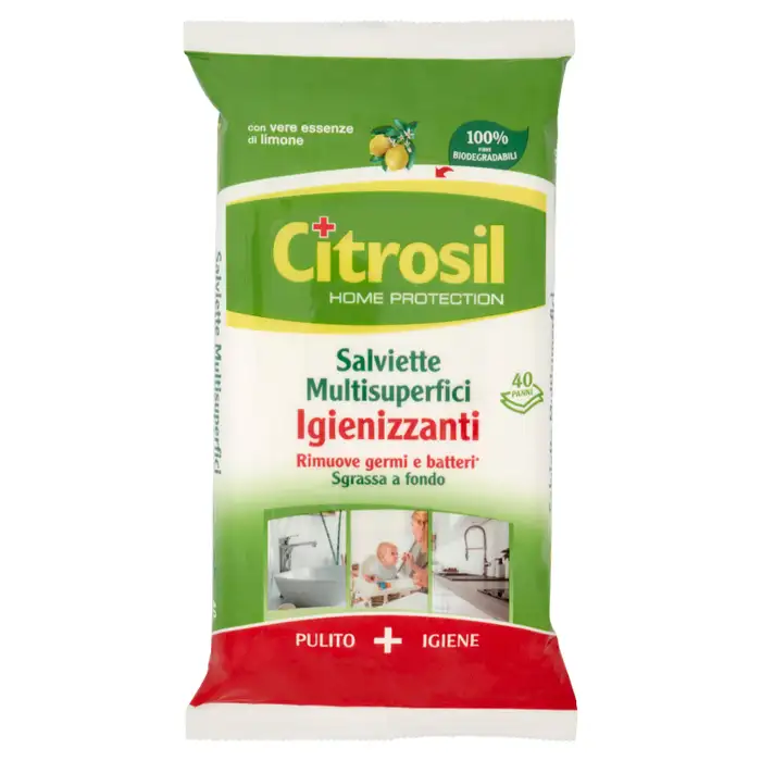 CITROSIL SALVIETTE IGIENIZZANTI PZ.40 CITROSIL SALVIETTE IGIENIZZANTI PZ.40