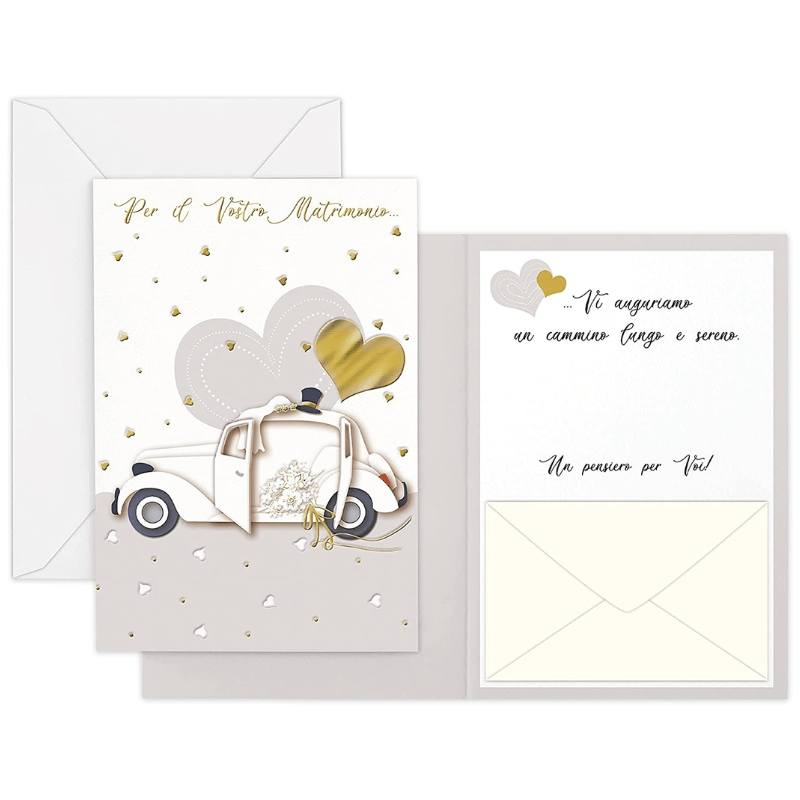BIGLIETTO AUGURI MATRIMONIO PORTASOLDI BIGLIETTO AUGURI MATRIMONIO PORTASOLDI