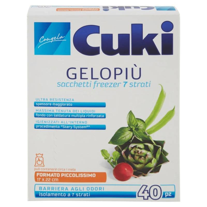 CUKI SACCHETTI GELO PICCOLISSIMI PZ.40 CUKI SACCHETTI GELO PICCOLISSIMI PZ.40