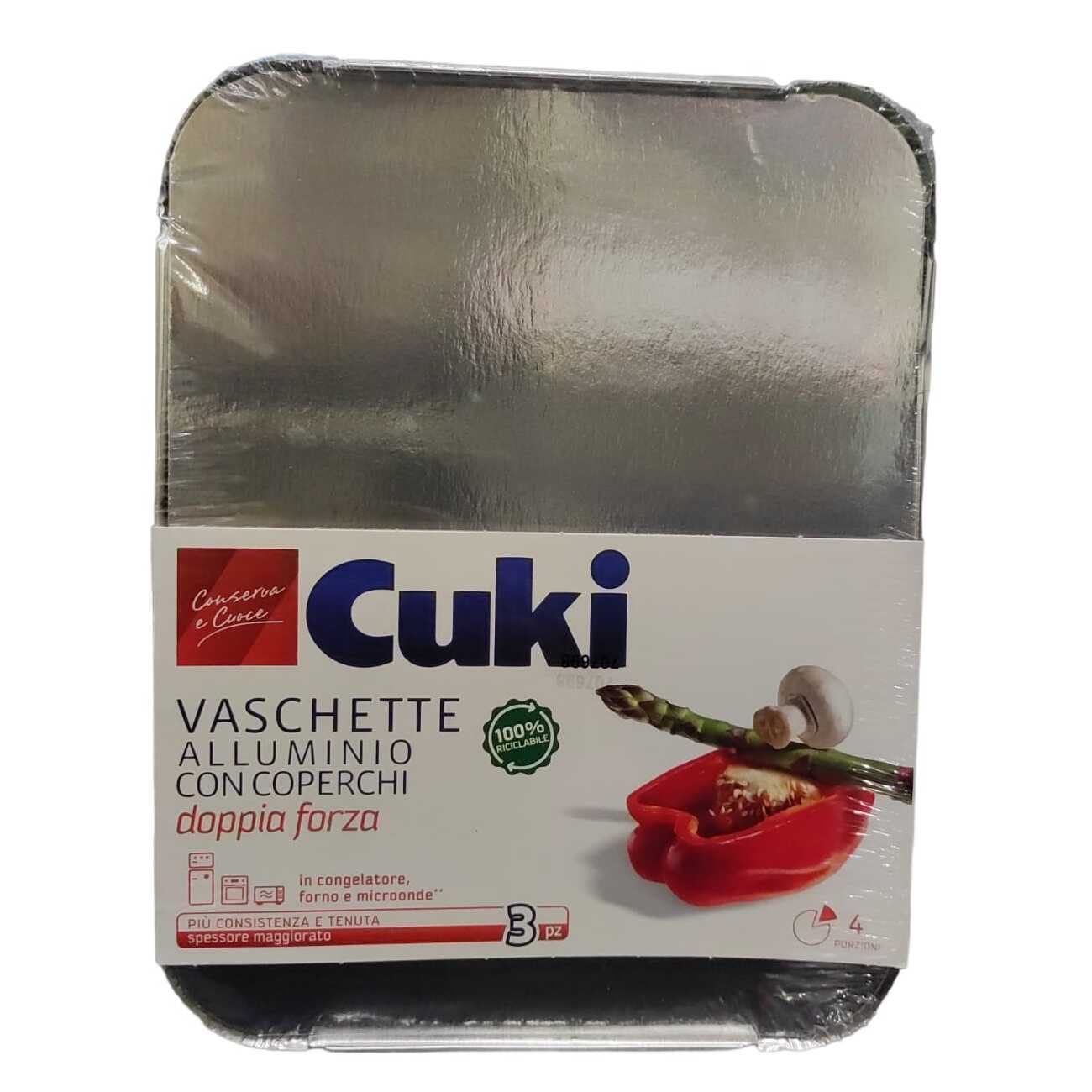 CUKI VASCHETTE CALDO/GELO 4PORZ.CON COPER.PZ.3 CUKI VASCHETTE CALDO/GELO 4PORZ.CON COPER.PZ.3