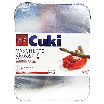 CUKI VASCHETTE ALLUMINIO CALDO/GELO 6PORZ. PZ.2 CUKI VASCHETTE ALLUMINIO CALDO/GELO 6PORZ. PZ.2