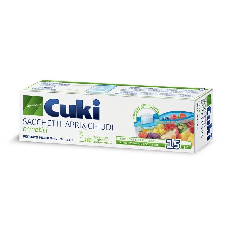 CUKI SACCHETTI APRI E CHIUDI PICCOLI PZ.15 CUKI SACCHETTI APRI E CHIUDI PICCOLI PZ.15