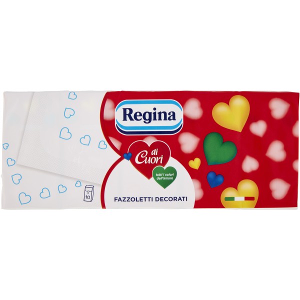 REGINA FAZZOLETTI CUORI PZ.10 REGINA FAZZOLETTI CUORI PZ.10