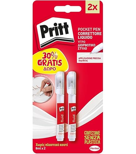 PRITT CORRETTORE POCKET PEN 2X 8ML PRITT CORRETTORE POCKET PEN 2X 8ML