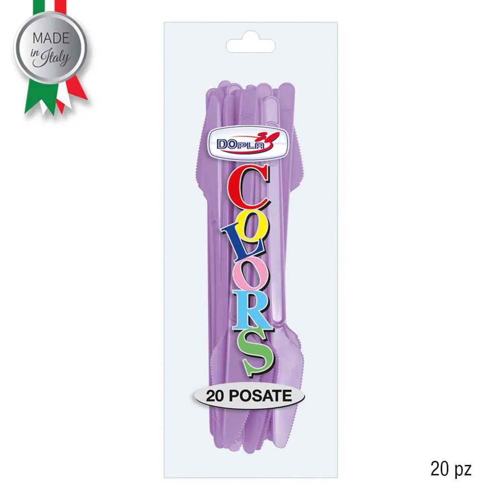 DOPLA COLTELLI LILLA PZ.20