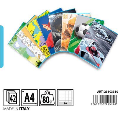 PIGNA QUADERNO MAXI A4 10 PIGNA QUADERNO MAXI A4 10