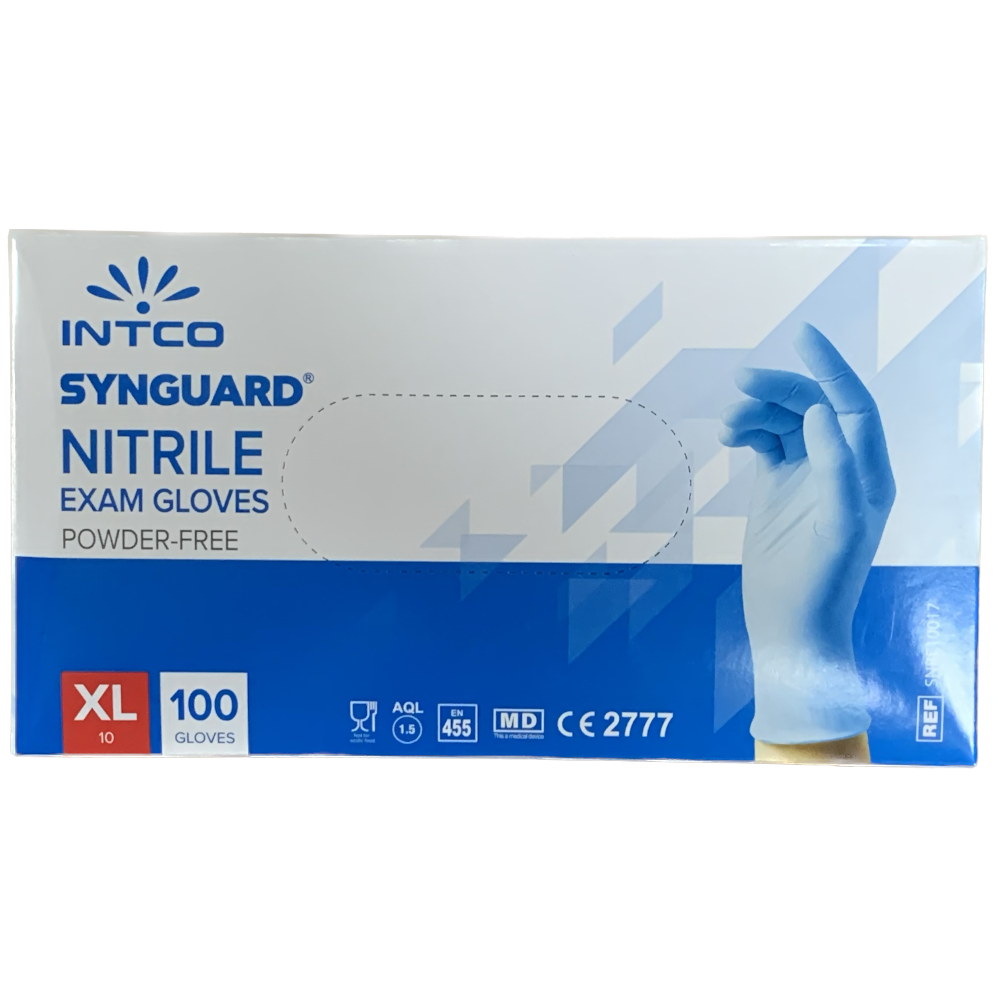 Stock guanti nitrile blu tg.xl 100 pezzi