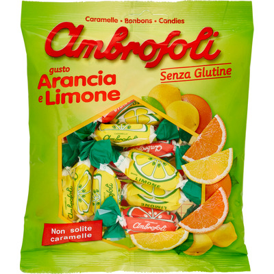 Ambrosoli caramelle arancia limone gr.150