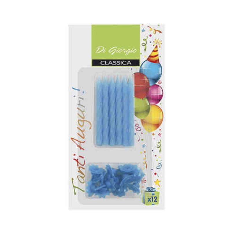 DI GIORGIO CANDELINE TORTA CELESTE PZ.12