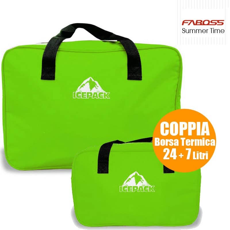 FABOSS BORSA TERMICA BIS NYLON LT.7 + 24 FABOSS BORSA TERMICA BIS NYLON LT.7 + 24
