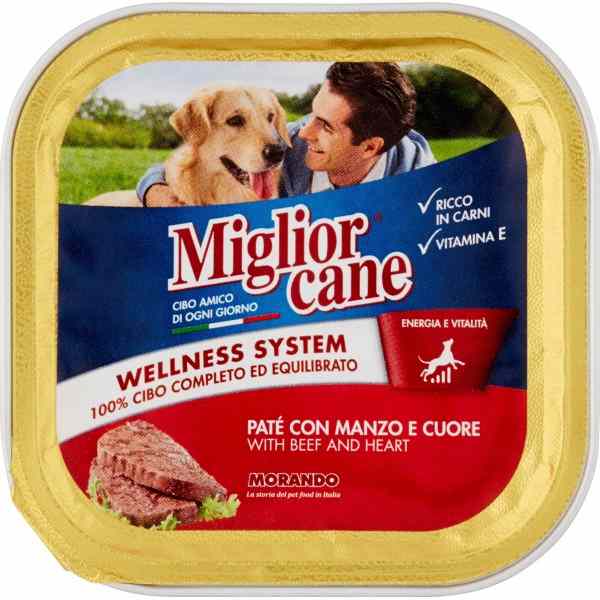MIGLIOR CANE PATE` MANZO CUORE GR.150 MIGLIOR CANE PATE` MANZO CUORE GR.150