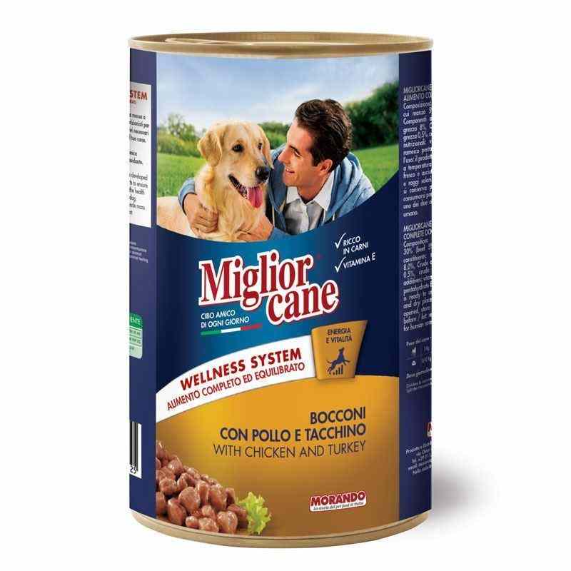 MIGLIOR CANE BOCCONI POLLO TACCHINO GR.1250 MIGLIOR CANE BOCCONI POLLO TACCHINO GR.1250