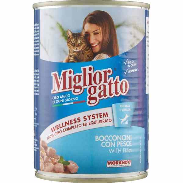 MIGLIOR GATTO BOCCONCINI PESCE GR.405 MIGLIOR GATTO BOCCONCINI PESCE GR.405