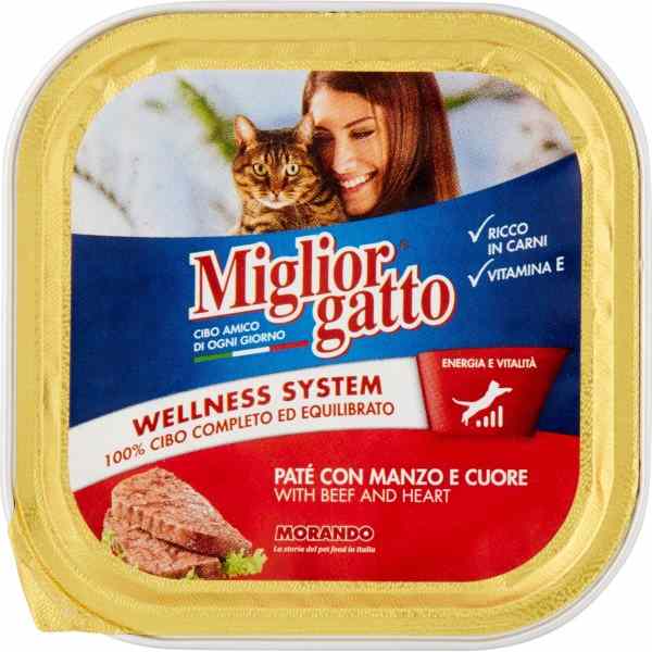 MIGLIOR GATTO PATE` MANZO CUORE GR.100 MIGLIOR GATTO PATE` MANZO CUORE GR.100