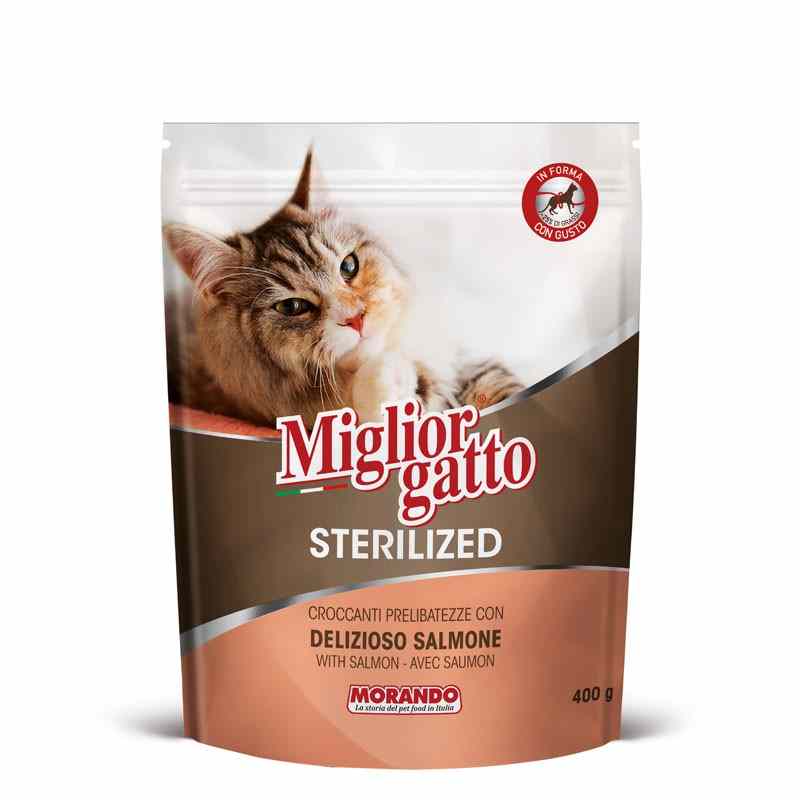 MIGLIOR GATTO CROCC.STERILIZZ.SALMONE GR.400 MIGLIOR GATTO CROCC.STERILIZZ.SALMONE GR.400