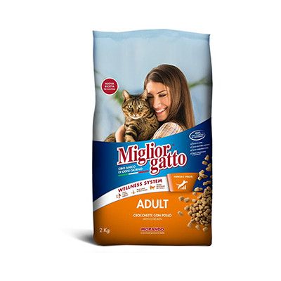 MIGLIOR GATTO CROCCANTINI POLLO TACCH. KG.2 MIGLIOR GATTO CROCCANTINI POLLO TACCH. KG.2
