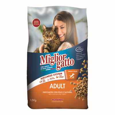 MIGLIOR GATTO CROCCANTINI POLLO/TACCHINO KG.1.5 MIGLIOR GATTO CROCCANTINI POLLO/TACCHINO KG.1.5