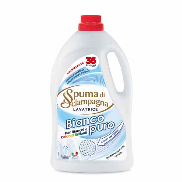 SPUMA SCIAMPAGNA LAVATRICE BIANCOPURO 36 LAVAGGI SPUMA SCIAMPAGNA LAVATRICE BIANCOPURO 36 LAVAGGI