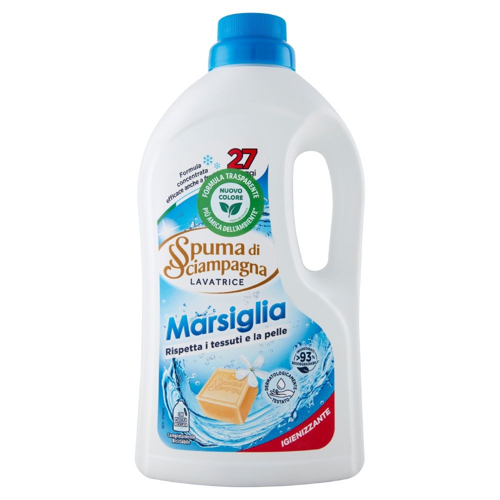 Spuma sciampagna lavatrice marsiglia 27lav 1215ml