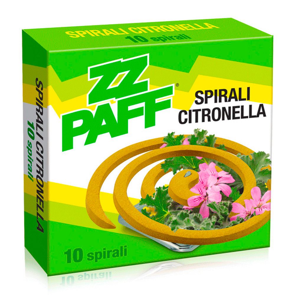 Zz paff spirali citronella antizanzare 10 pezzi