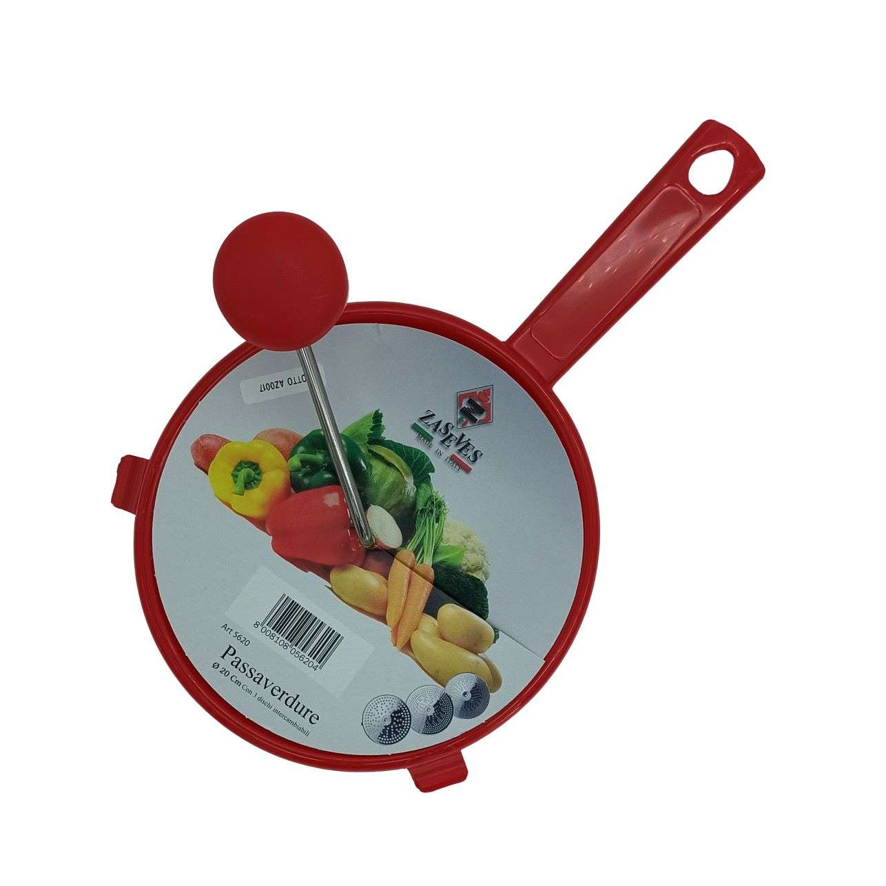 PASSAVERDURE PLASTICA CM.24 3 DISCHI