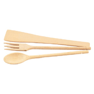 CANTINI POSATE LEGNO TRIS LUSSO