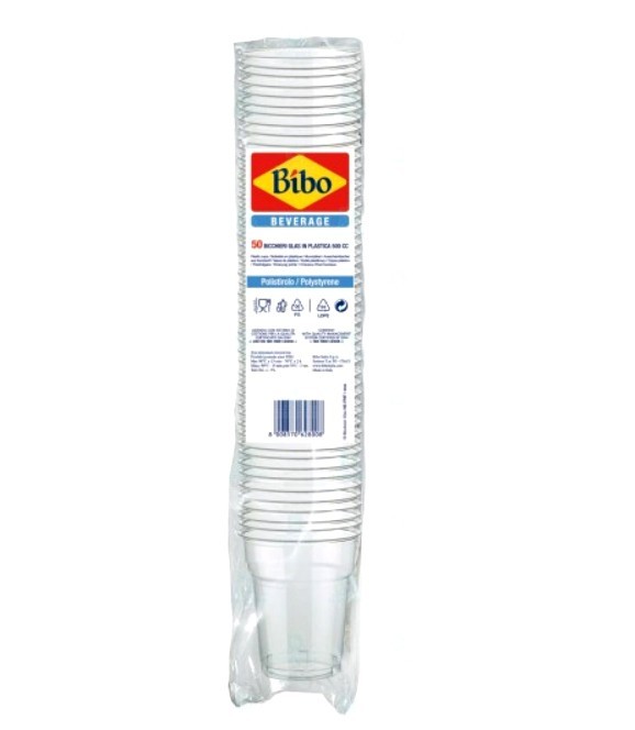 Bibo bicchieri acqua crystal cc.390 pz.50 6636580