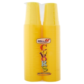 DOPLA BICCHIERI GIALLO ML.200 PZ.100 DOPLA BICCHIERI GIALLO ML.200 PZ.100