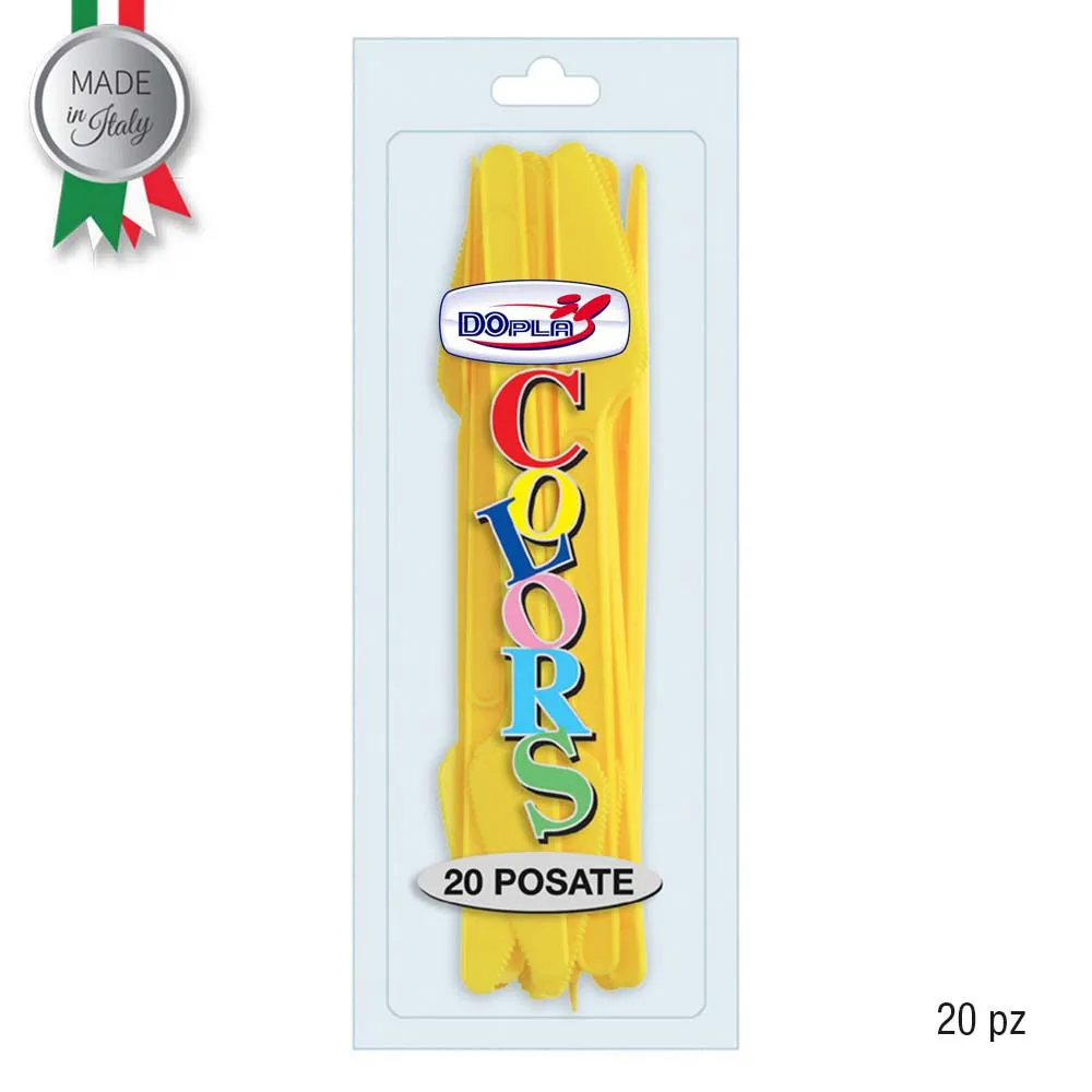DOPLA COLTELLO GIALLO PZ.20 DOPLA COLTELLO GIALLO PZ.20