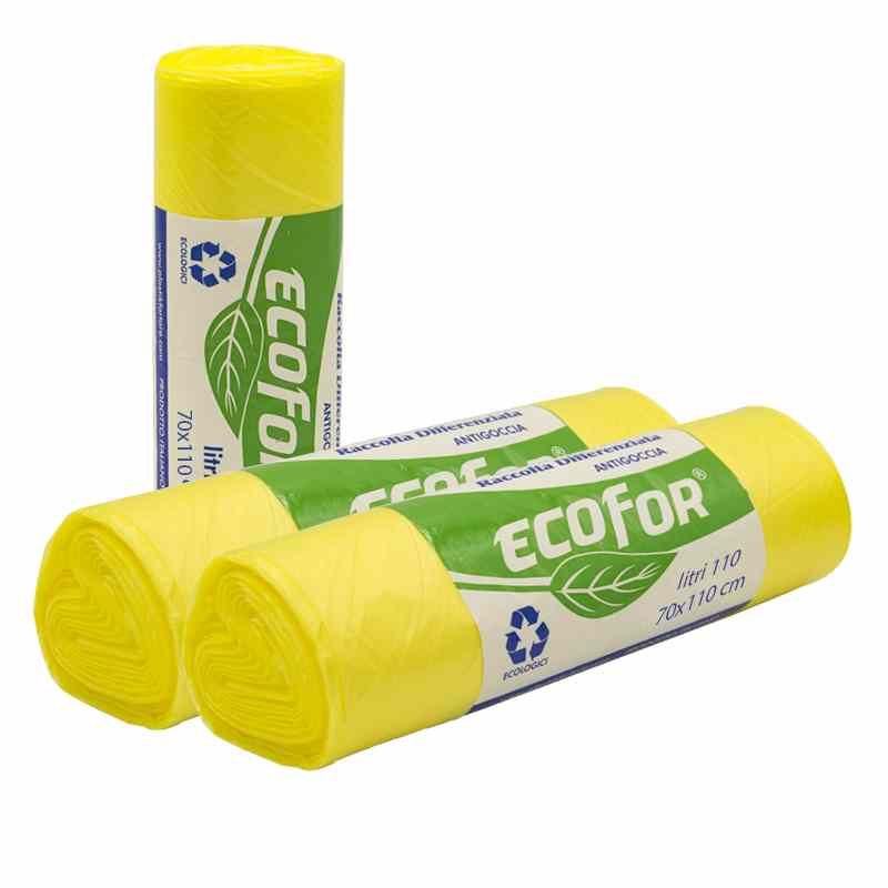 HOMELINE BUSTE NETTEZZA GIALLO CM.70X110 PZ.10 HOMELINE BUSTE NETTEZZA GIALLO CM.70X110 PZ.10