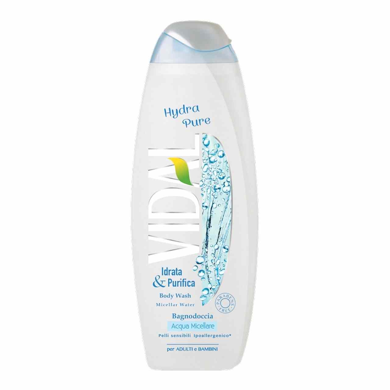 VIDAL BAGNOSCHIUMA HYDRA PURE ML.500 VIDAL BAGNOSCHIUMA HYDRA PURE ML.500
