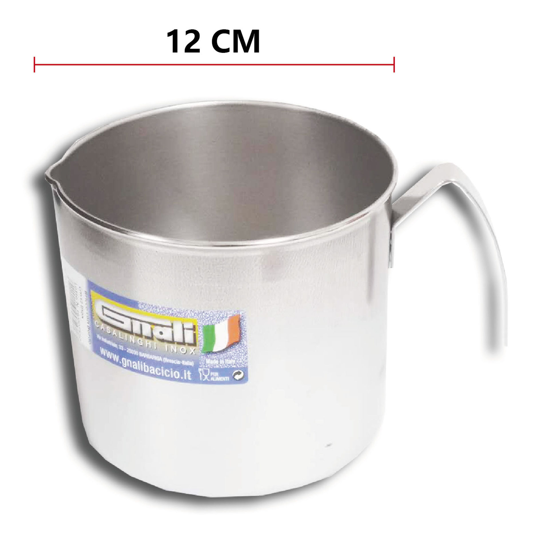 BRICCO CON BORDO INOX CM.12 BRICCO CON BORDO INOX CM.12