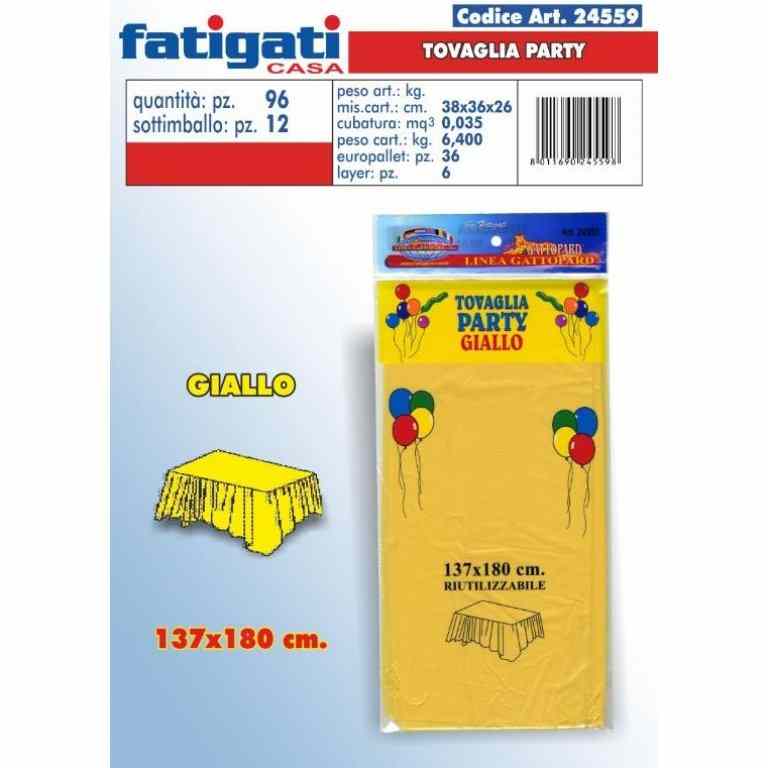 FATIGATI TOVAGLIA GIALLA CM.137X180 FATIGATI TOVAGLIA GIALLA CM.137X180
