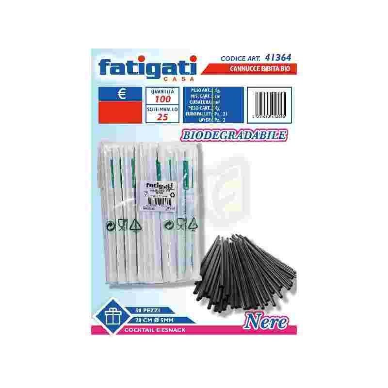 FATIGATI CANNUCCE BIO NERE PZ.50 FATIGATI CANNUCCE BIO NERE PZ.50