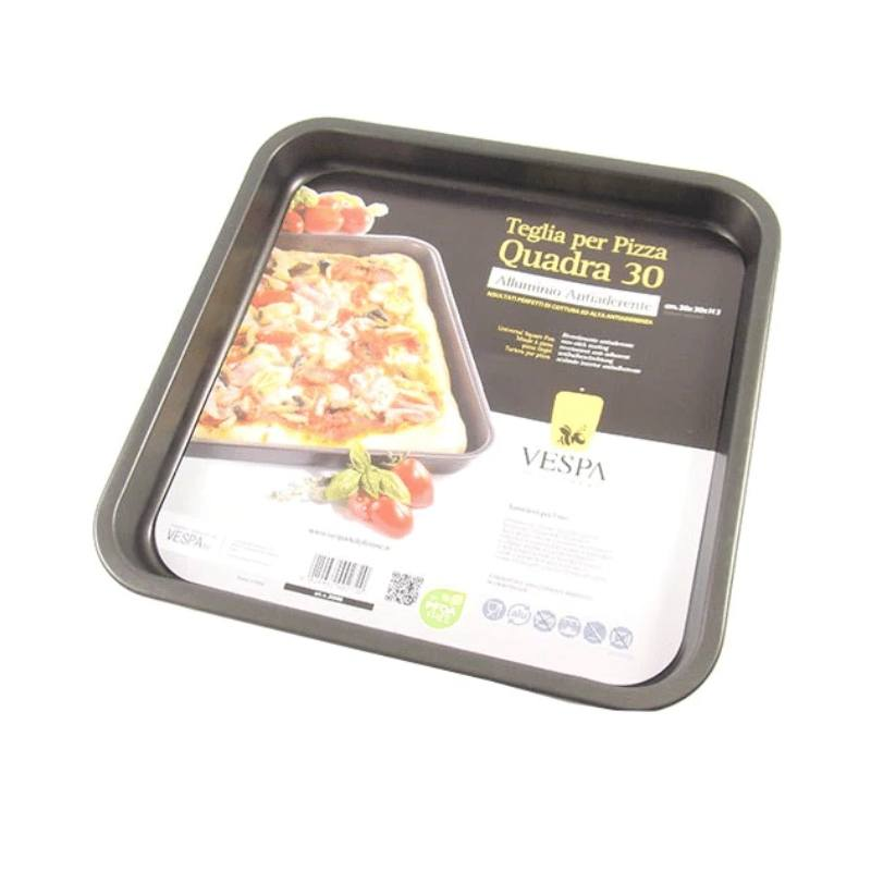 TEGLIA PIZZA QUADRA ART.986 CM.30X30XH.3 TEGLIA PIZZA QUADRA ART.986 CM.30X30XH.3